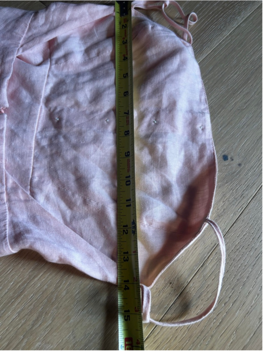 Capulet Pink Linen Open Back Mini Dress XS - Picture 6 of 11